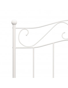 Giroletto Bianco in Metallo 100x200 cm