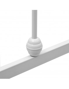 Giroletto Bianco in Metallo 100x200 cm