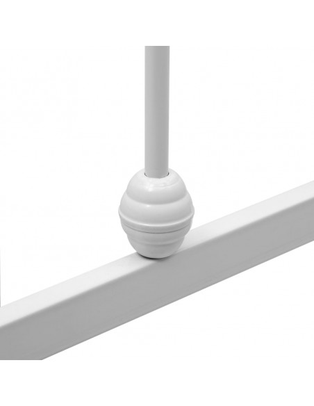 Giroletto Bianco in Metallo 100x200 cm