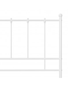 Giroletto Bianco in Metallo 120x200 cm