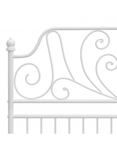 Giroletto Bianco in Metallo 120x200 cm