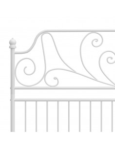 Giroletto Bianco in Metallo 140x200 cm