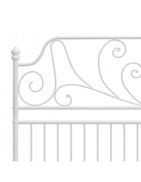 Giroletto Bianco in Metallo 140x200 cm