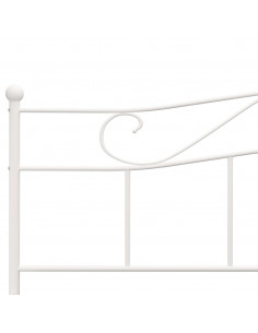 Giroletto Bianco in Metallo 180x200 cm