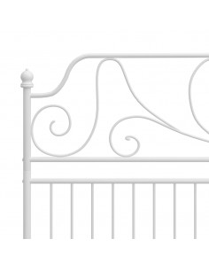 Giroletto Bianco in Metallo 180x200 cm