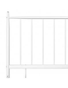 Giroletto Bianco in Metallo 90x200 cm