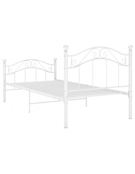 Giroletto Bianco in Metallo 90x200 cm