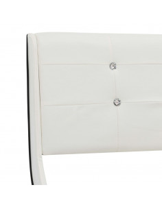 Giroletto Bianco in Similpelle 160x200 cm