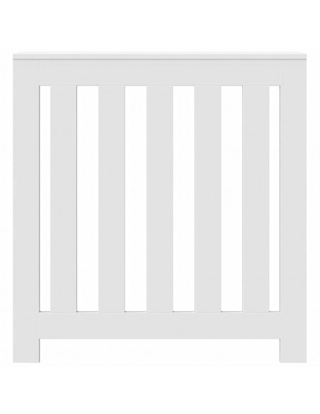 Copertura Termosifone Bianca 78x20x82 cm Legno Multistrato