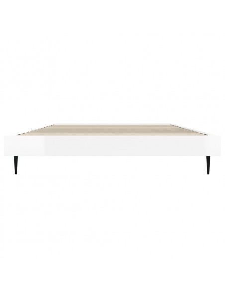 Giroletto Bianco Lucido 90x190 cm in Legno Multistrato