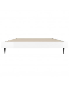 Giroletto Bianco Lucido 90x200 cm in Legno Multistrato