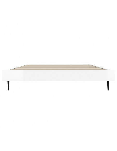 Giroletto Bianco Lucido 90x200 cm in Legno Multistrato