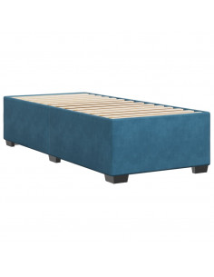 Giroletto Blu 100x200 cm in Velluto