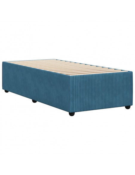 Giroletto Blu 100x200 cm in Velluto