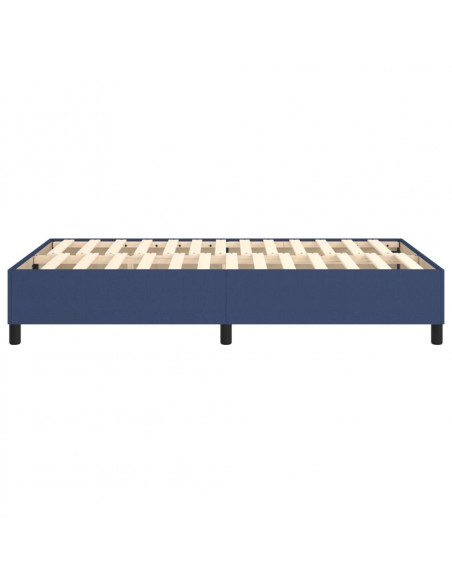 Struttura Letto a Rete a Molle Blu 120x200 cm in Tessuto