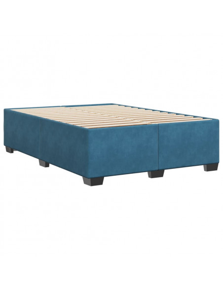 Giroletto Blu 140x190 cm in Velluto