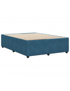 Giroletto Blu 140x190 cm in Velluto