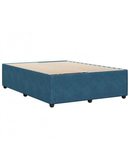 Giroletto Blu 140x190 cm in Velluto