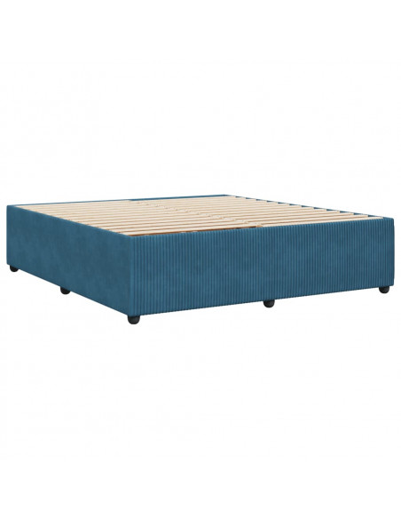 Giroletto Blu 200x200 cm in Velluto