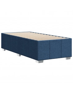 Giroletto senza Materasso Blu 80x200 cm in Tessuto