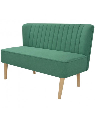 Divano in Stoffa 117x55,5x77 cm Verde