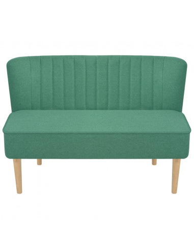 Divano in Stoffa 117x55,5x77 cm Verde