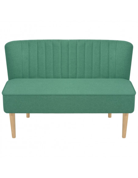Divano in Stoffa 117x55,5x77 cm Verde