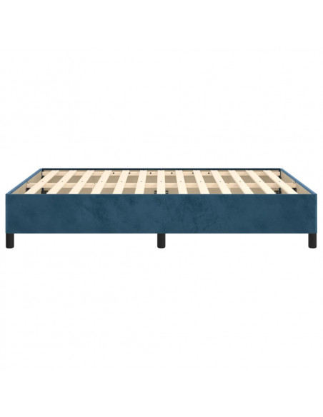 Giroletto Blu Scuro 140x200 cm in Velluto