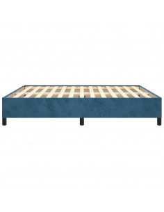 Giroletto Blu Scuro 160x200 cm in Velluto