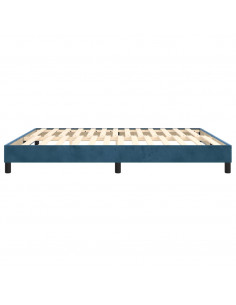 Giroletto Blu Scuro 160x200 cm in Velluto