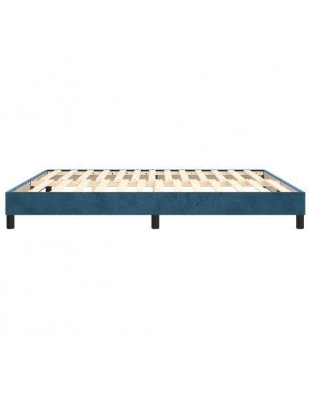 Giroletto Blu Scuro 160x200 cm in Velluto