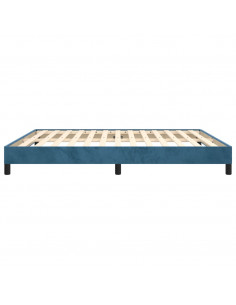 Giroletto Blu Scuro 160x200 cm in Velluto