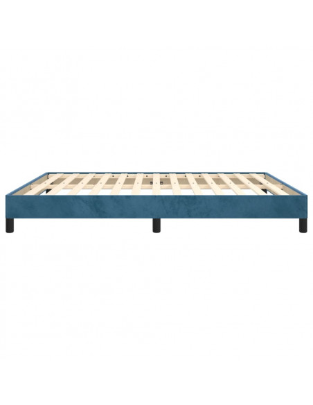 Giroletto Blu Scuro 180x200 cm in Velluto