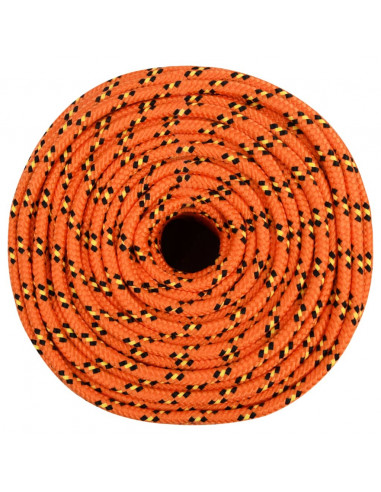 Corda Nautica Arancione 8 mm 250 m in Polipropilene