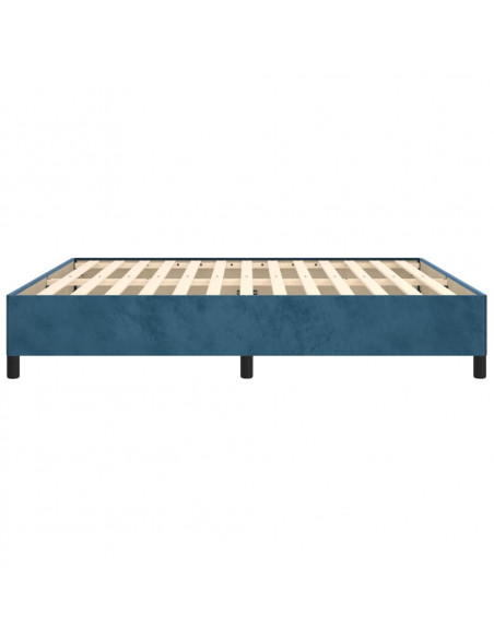 Giroletto Blu Scuro 180x200 cm in Velluto