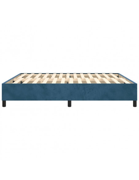 Giroletto Blu Scuro 180x200 cm in Velluto