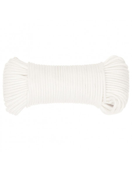 Corda Nautica Completamente Bianca 5 mm 500 m in Polipropilene