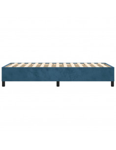 Giroletto Blu Scuro 90x190 cm in Velluto