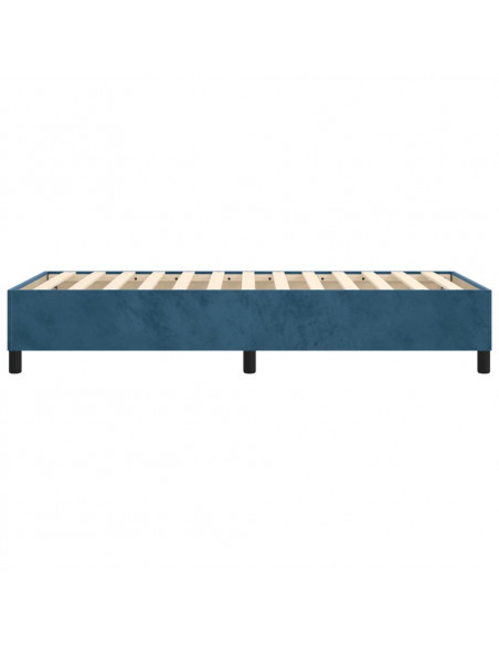 Giroletto Blu Scuro 90x190 cm in Velluto