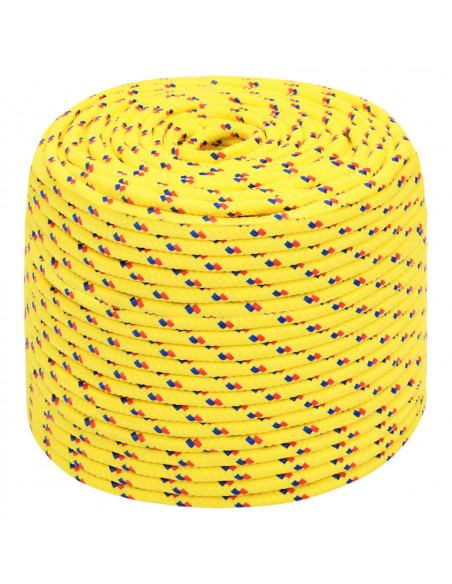Corda Nautica Gialla 8 mm 100 m in Polipropilene