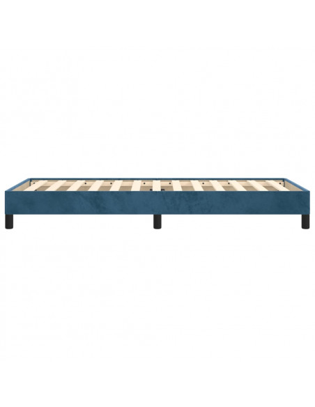 Giroletto Blu Scuro 90x190 cm in Velluto