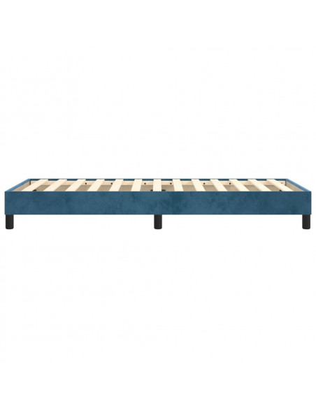 Giroletto Blu Scuro 90x200 cm in Velluto