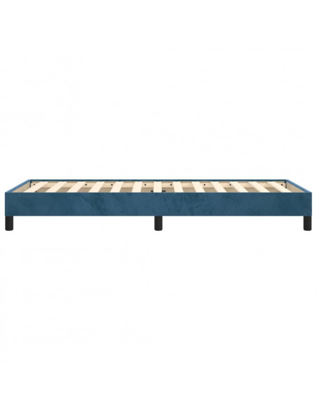 Giroletto Blu Scuro 90x200 cm in Velluto