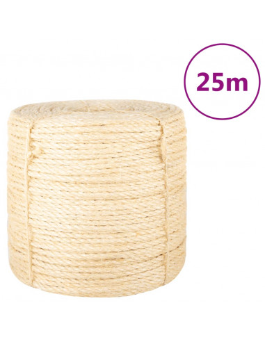 Corda in Sisal 100% 6 mm 25 m
