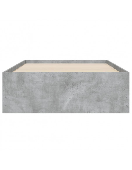 Giroletto Cassetti Grigio Cemento 100x200 cm Legno Multistrato