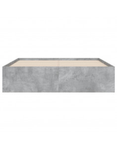 Giroletto Cassetti Grigio Cemento 120x190 cm Legno Multistrato