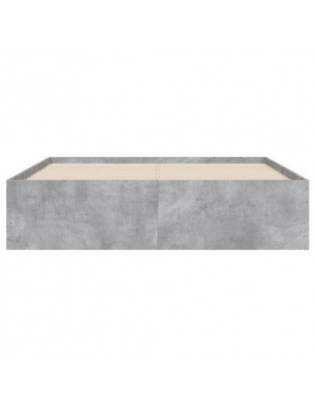 Giroletto Cassetti Grigio Cemento 120x190 cm Legno Multistrato