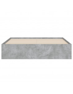 Giroletto Cassetti Grigio Cemento 140x190 cm Legno Multistrato