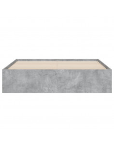 Giroletto Cassetti Grigio Cemento 150x200 cm Legno Multistrato