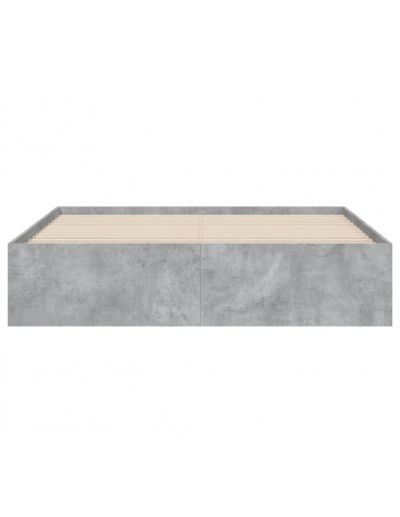 Giroletto Cassetti Grigio Cemento 150x200 cm Legno Multistrato